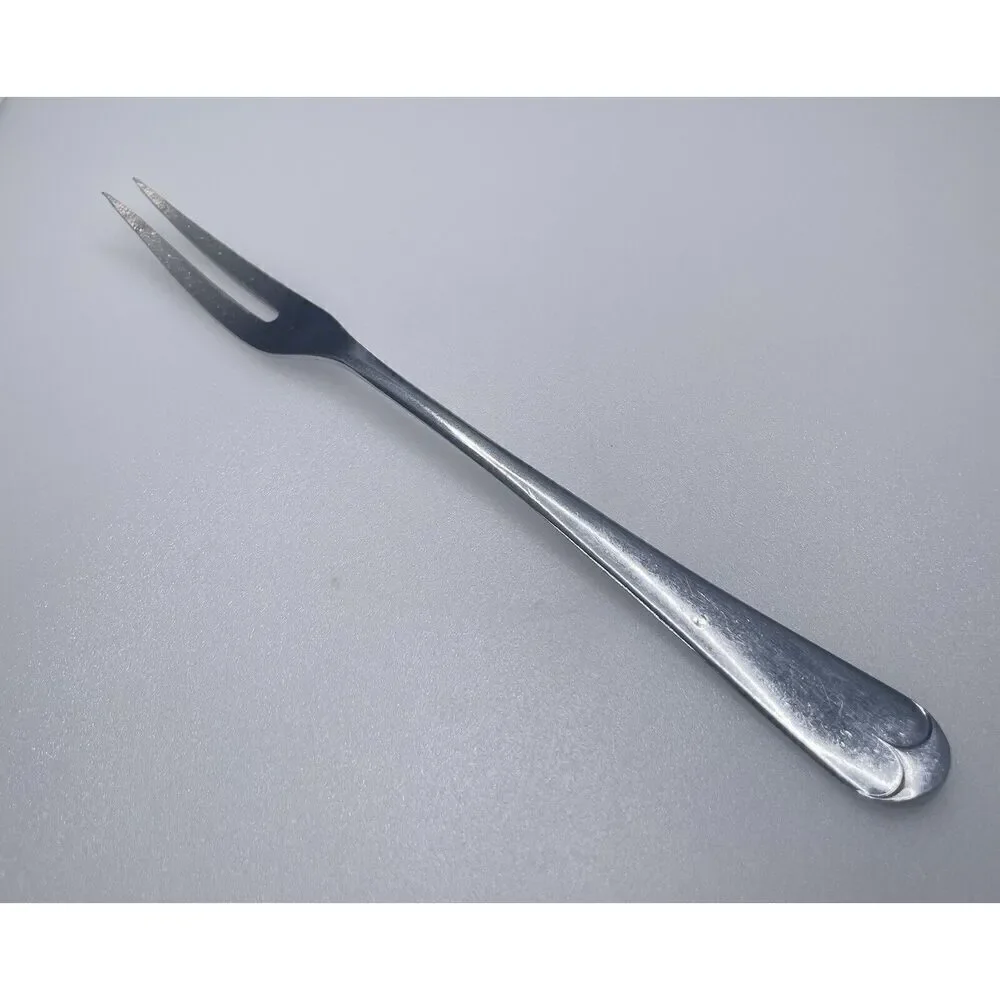 Vintage Sipelia Stainless 7.5” Carving Fork Flatware Stainless‎ Nickel England